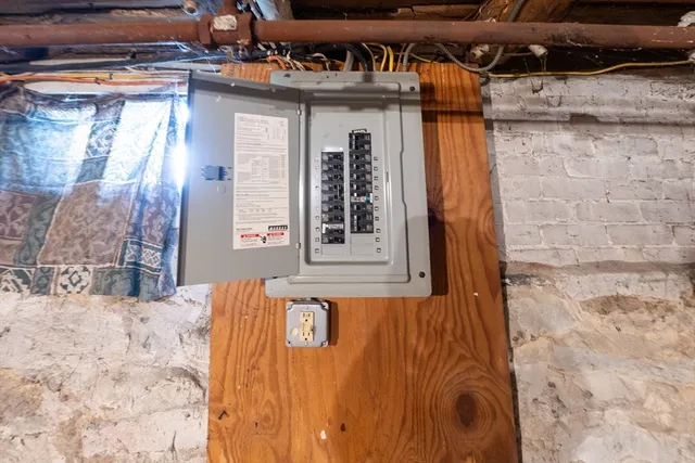 a view of storage and utility room