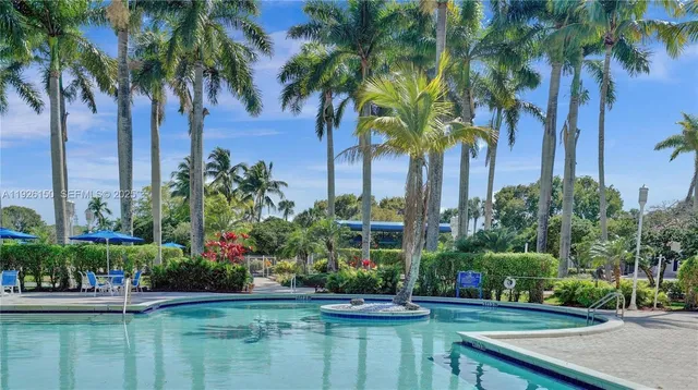 a view of outdoor space with seating