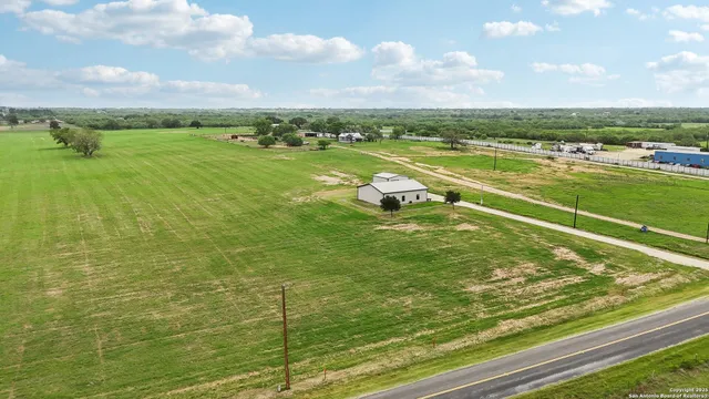 a view of an ocean and beach