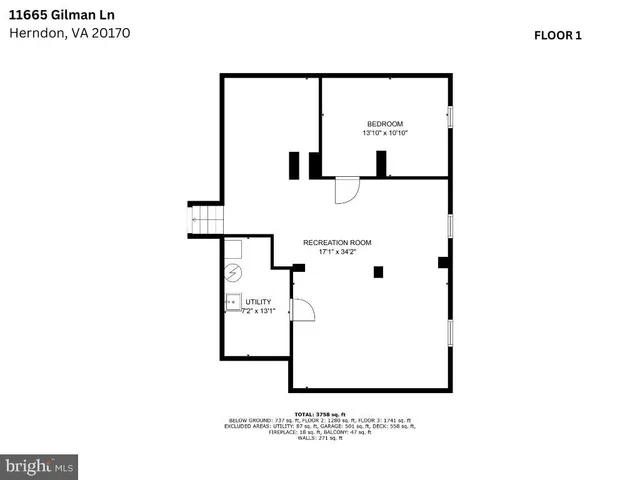 $1,250,000 | 11665 Gilman Lane, Herndon, VA 20170