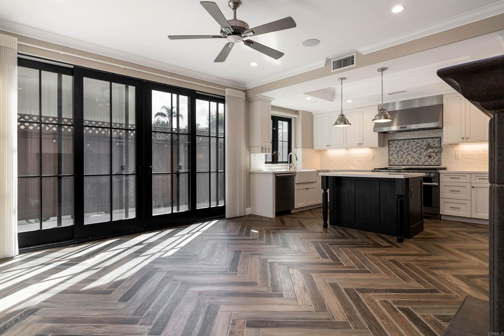 728 Silver Street La Jolla, CA 92037 - Photo 10 of 44 a view of kitchen with sink and window