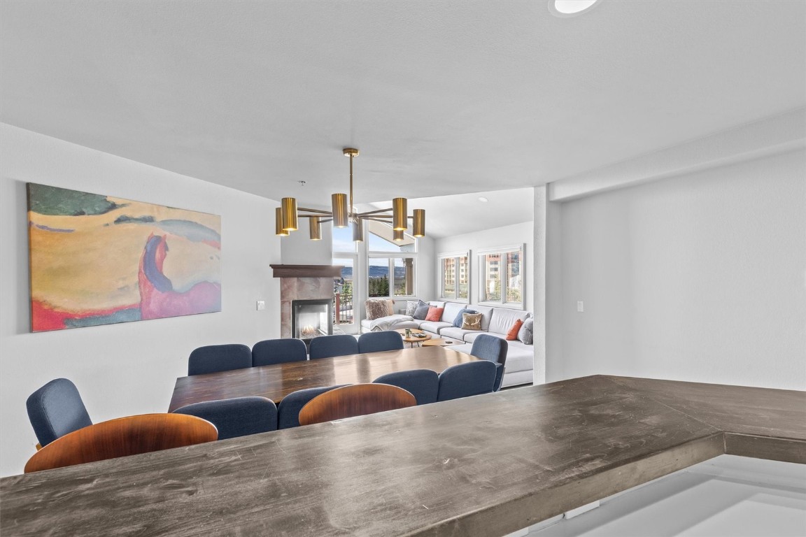 1724 Ski Time Square Drive, Unit R6 Steamboat Springs, CO 80487 - Photo 9 of 39 a view of a living room and workspace