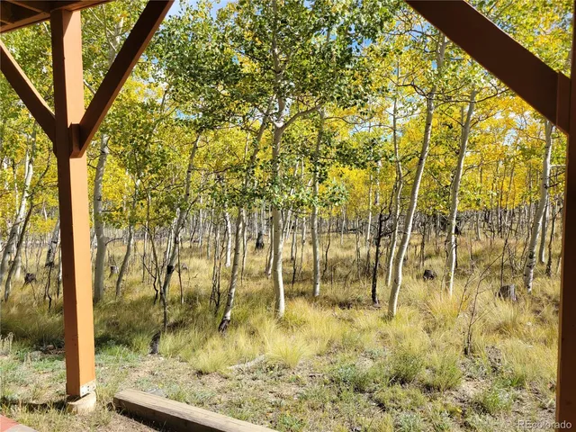 a view of deck yard with seating and wooden floor