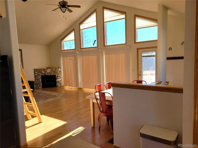 a very nice looking room with a large window