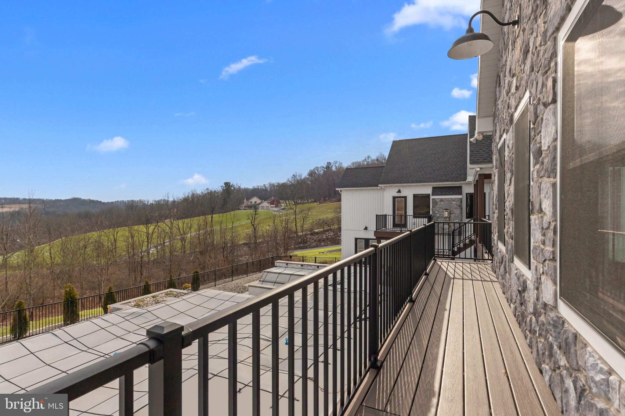 176 Fenstermaker Road Kutztown, PA 19530 - Photo 149 of 149 Scenic balcony with stunning countryside views.
