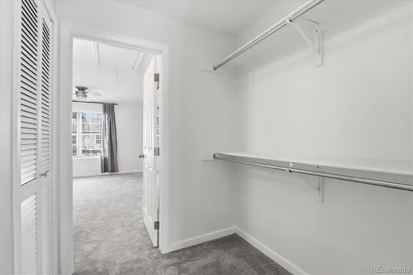 a view of a room with an empty space
