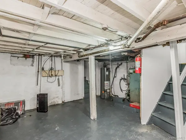 a view of storage and utility room