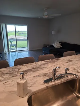 a close view of sink