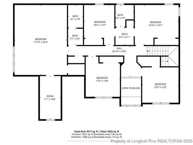 $545,000 | 3829 Corapeake Drive, Fayetteville, NC 28312