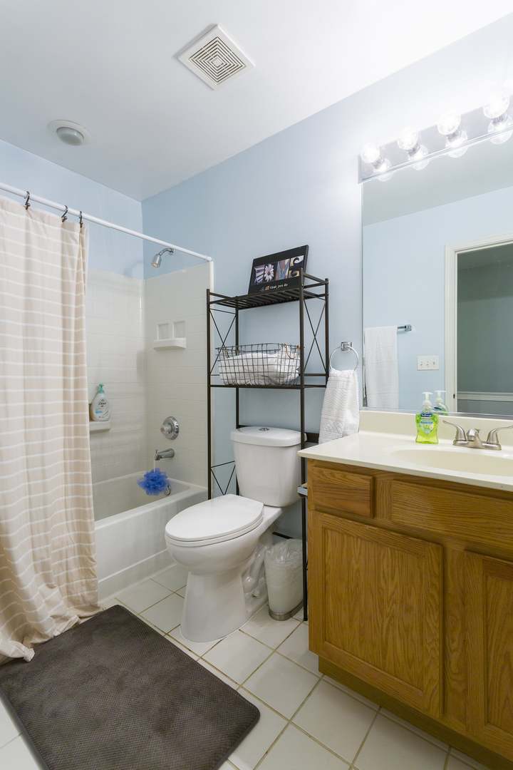 147 Heather Glen Drive, Unit 147 Aurora, IL 60504 - Photo 11 of 14 a bathroom with a sink toilet and shower
