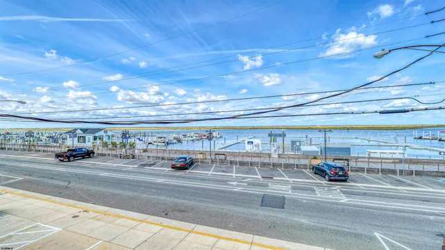 a car parked in front of a building