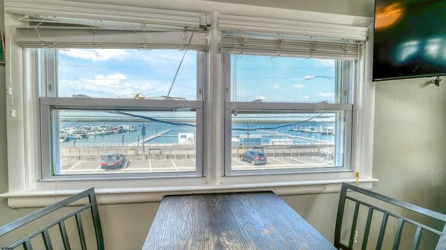 a view of a window in a room