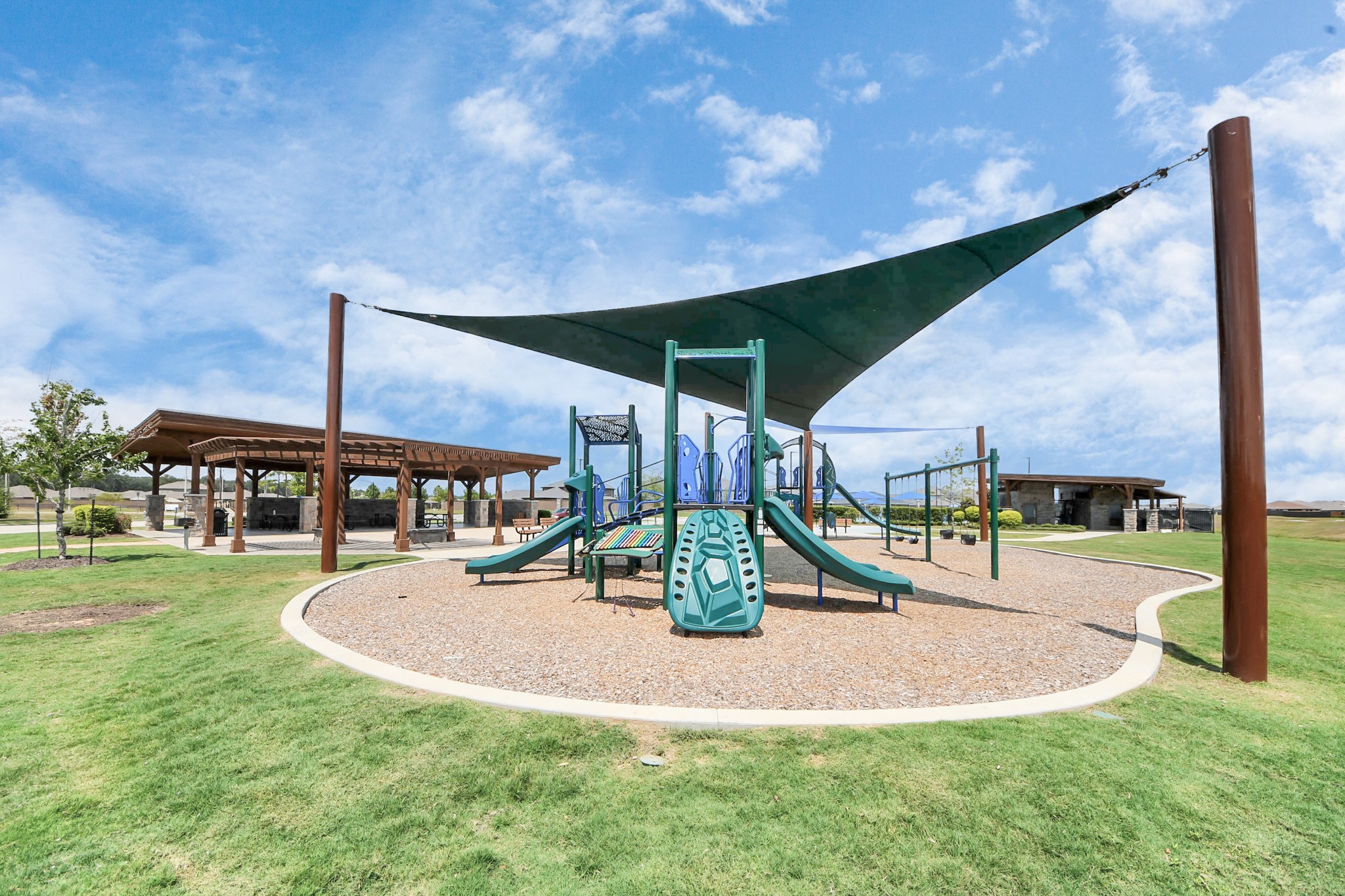 14439 Trumpet Lane Splendora, TX 77372 - Photo 35 of 37 a view of a swimming pool with an outdoor space and seating