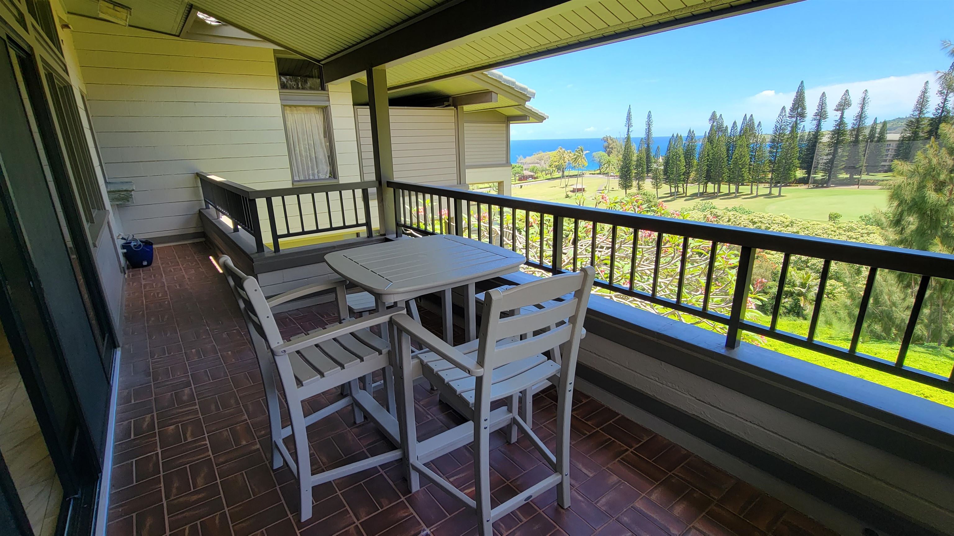 100 Ridge Road, Unit 724 Lahaina, HI 96761 - Photo 7 of 27 a view of a balcony with chairs