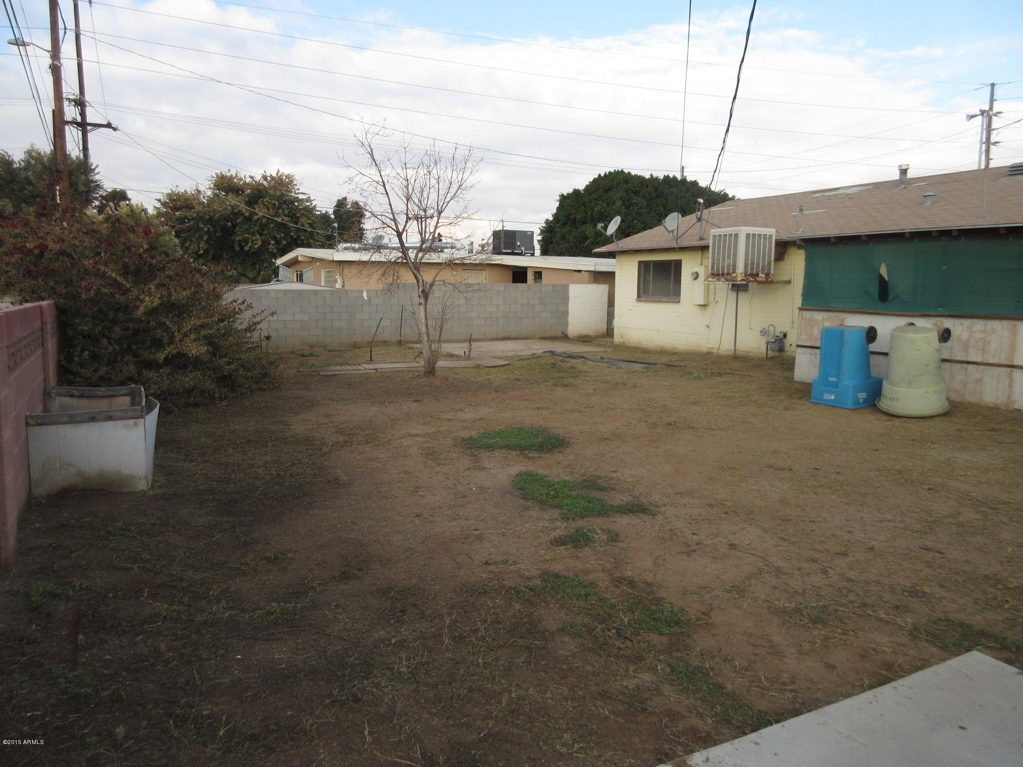 5061 West Osborn Road Phoenix, AZ 85031 - Photo 10 of 10 BACKYARD