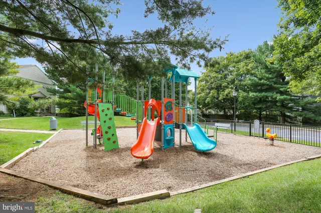 a view of a lake with a yard