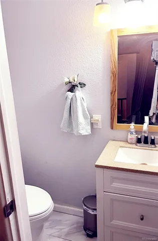 a bathroom with a sink and a toilet