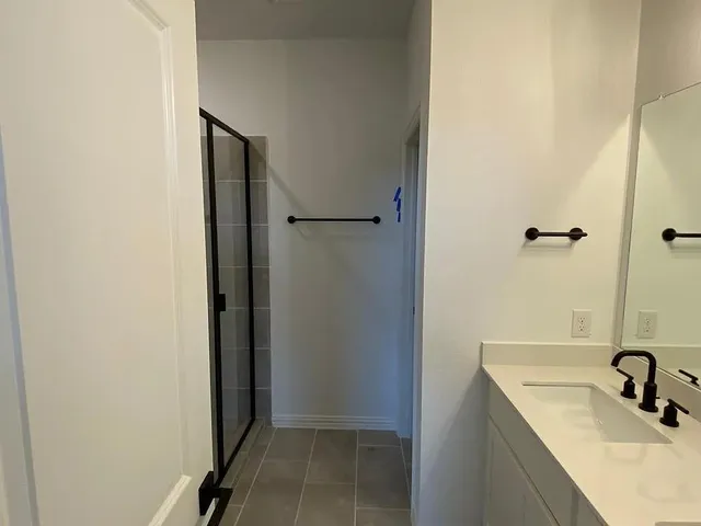 a close view of closet