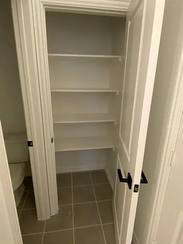 a view of closet area