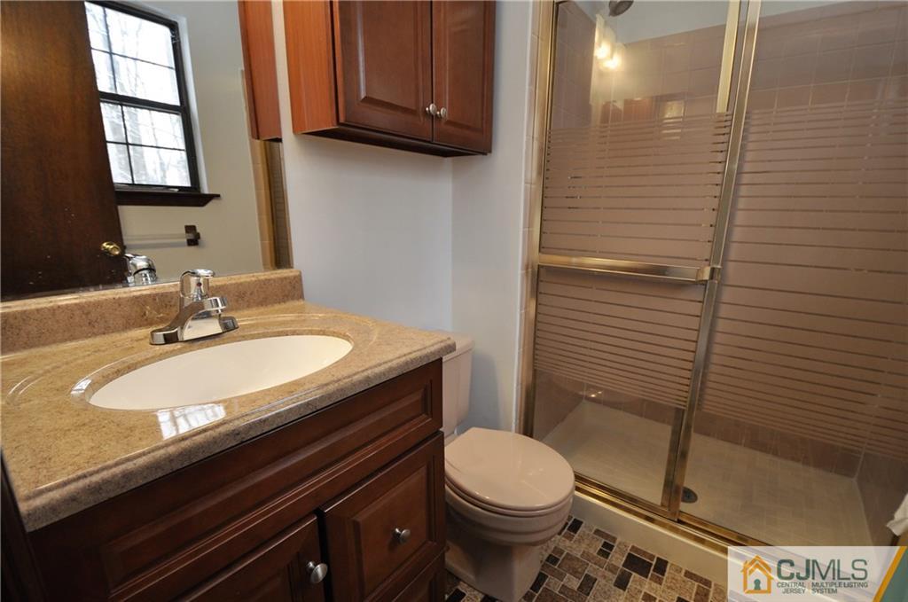 449 Cottrell Road Old Bridge, NJ 08857 - Photo 10 of 17 a bathroom with a sink a toilet and shower