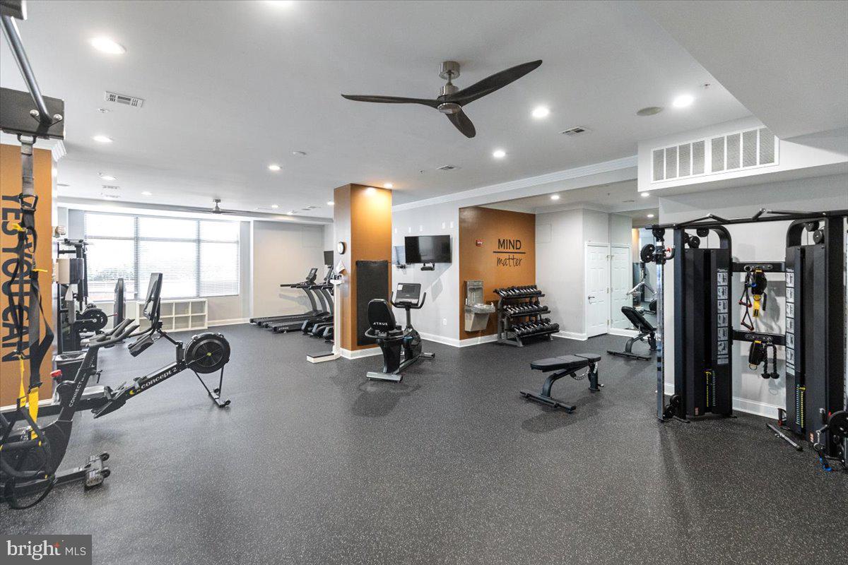 12001 Market Street, Unit 257 Reston, VA 20190 - Photo 27 of 33 a view of a room with gym equipment
