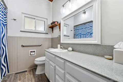 a bathroom with a sink and a toilet