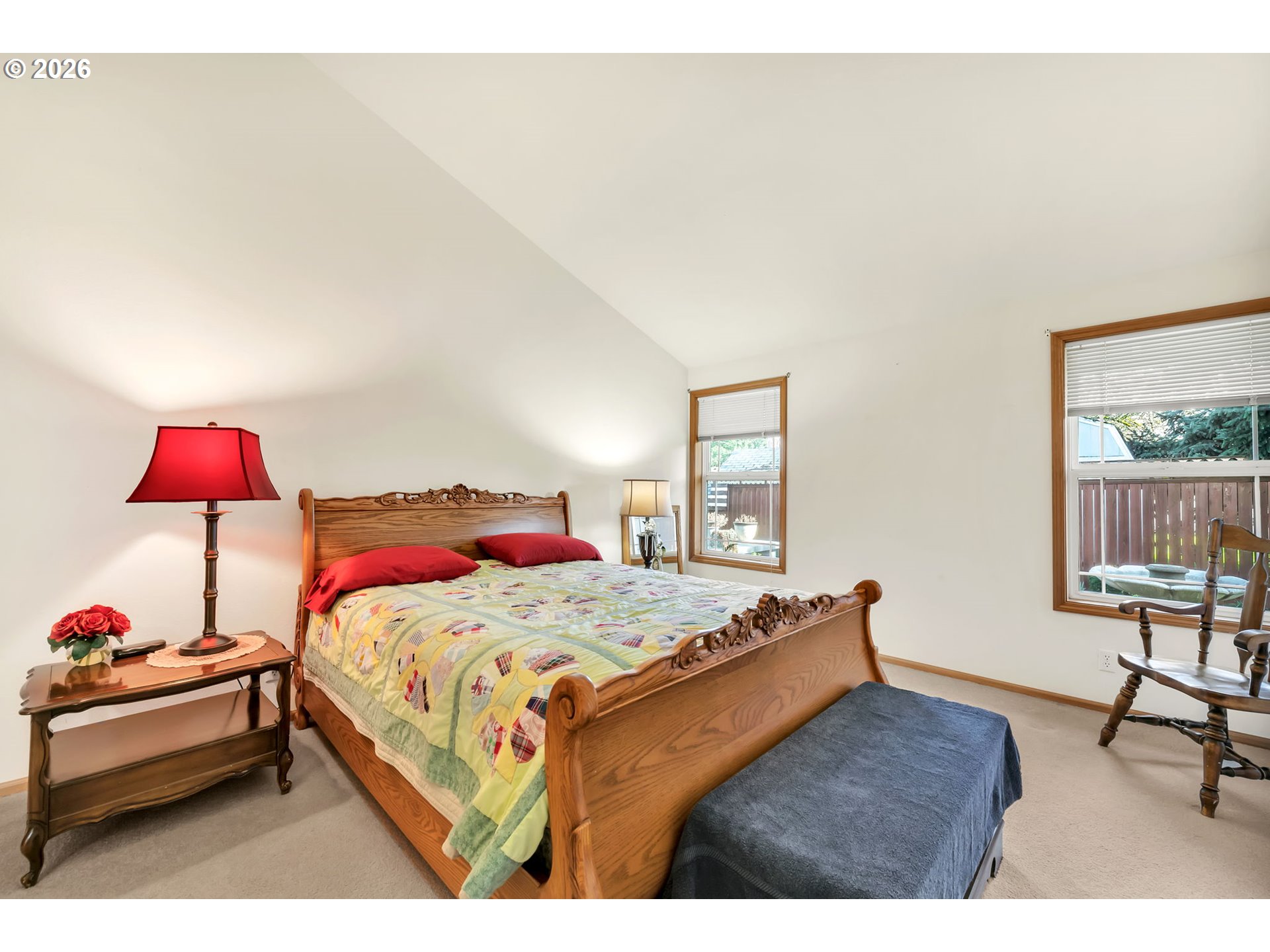 4471 Spring Meadow Avenue Eugene, OR 97404 - Photo 15 of 31 a bedroom with a bed and a table in it