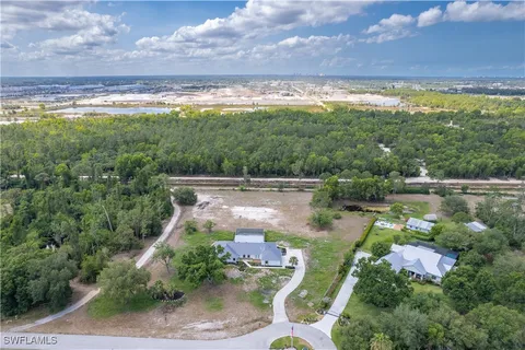 a view of a lake in middle of the forest
