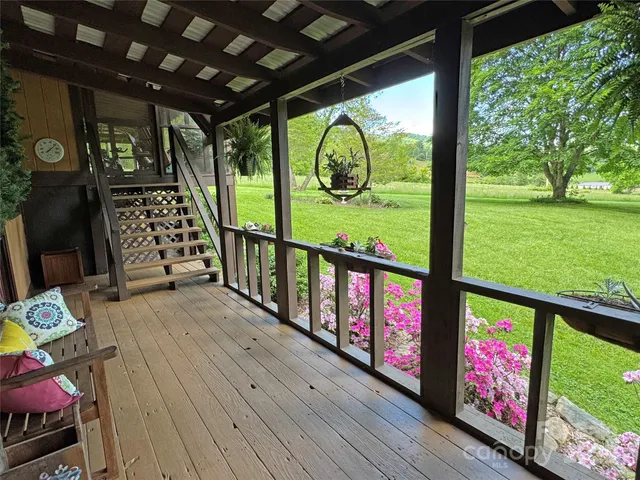 a view of a storage room