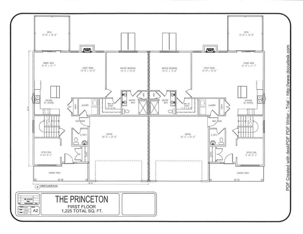 3 Quarry Lane Saco, ME 04072 - Photo 12 of 13 The Princeton First Floor Plan.