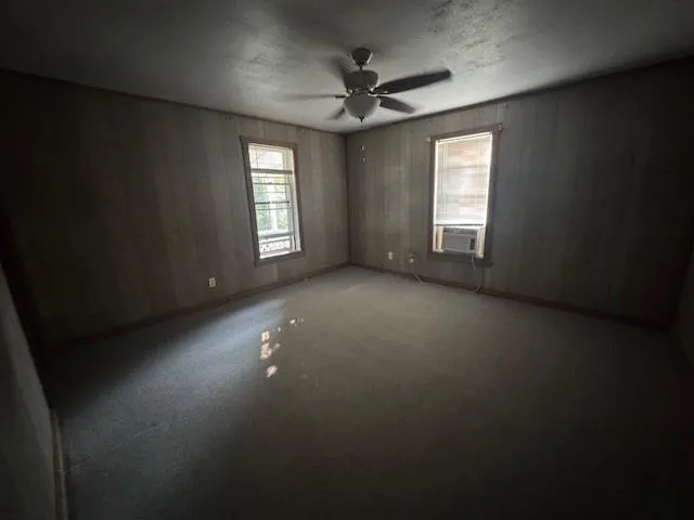 a view of a livingroom with a window