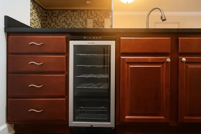 a close view of a sink