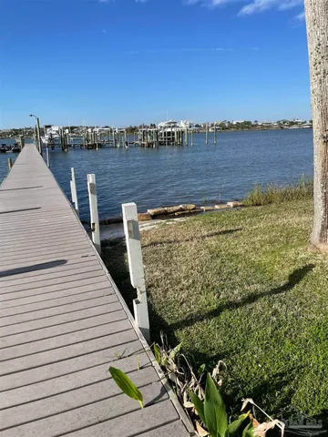 a view of a porch with seating space