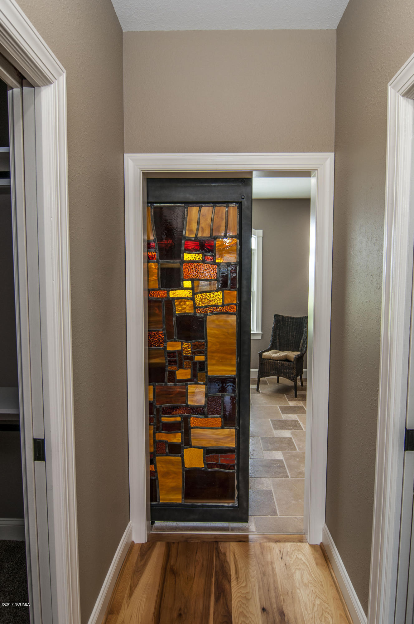 166 Jackson Swamp Road Bath, NC 27808 - Photo 17 of 80 017Stainglass door to MBath