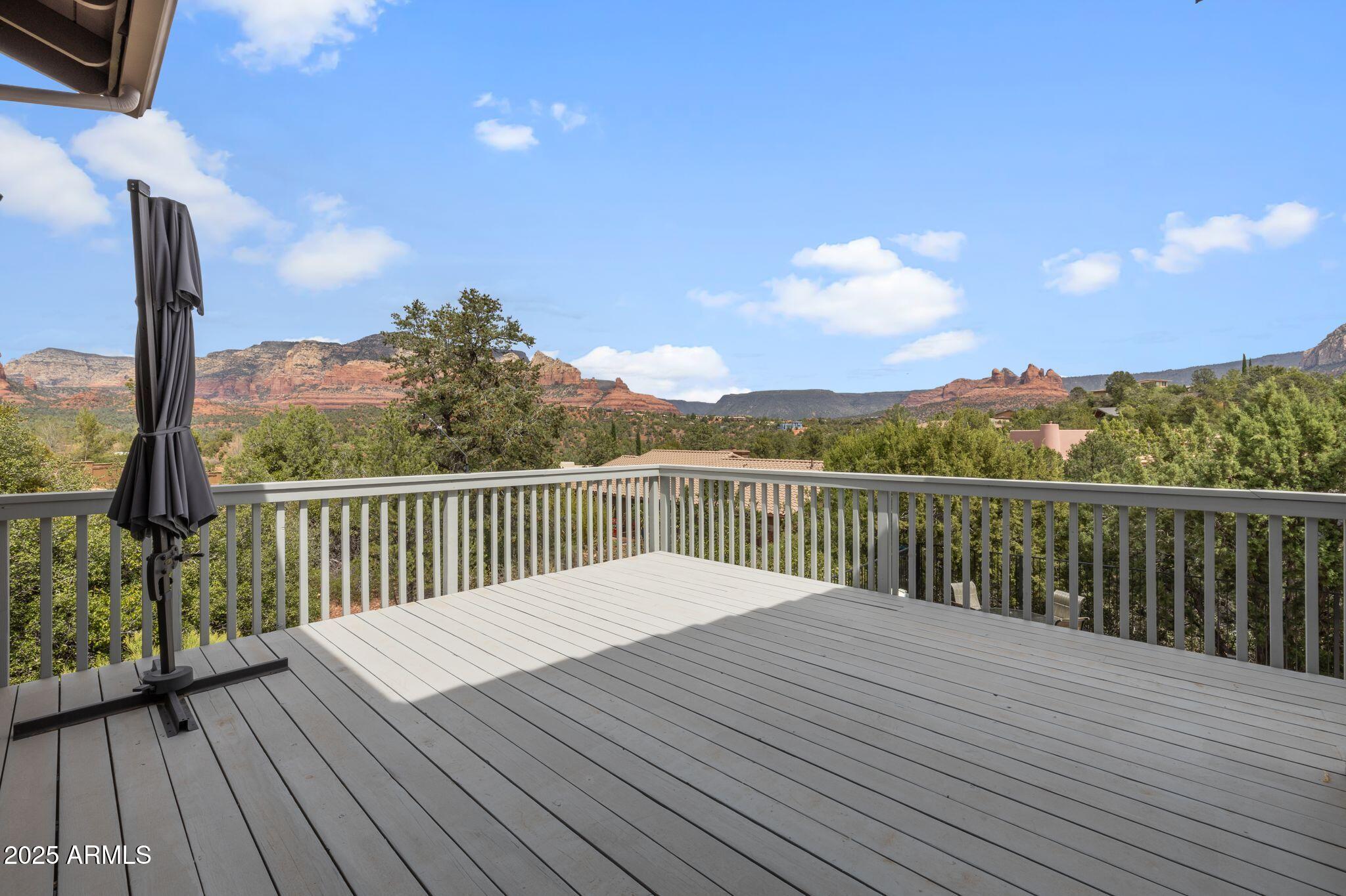 190 Rolling Hills Road Sedona, AZ 86336 - Photo 18 of 23 Huge Deck with Views