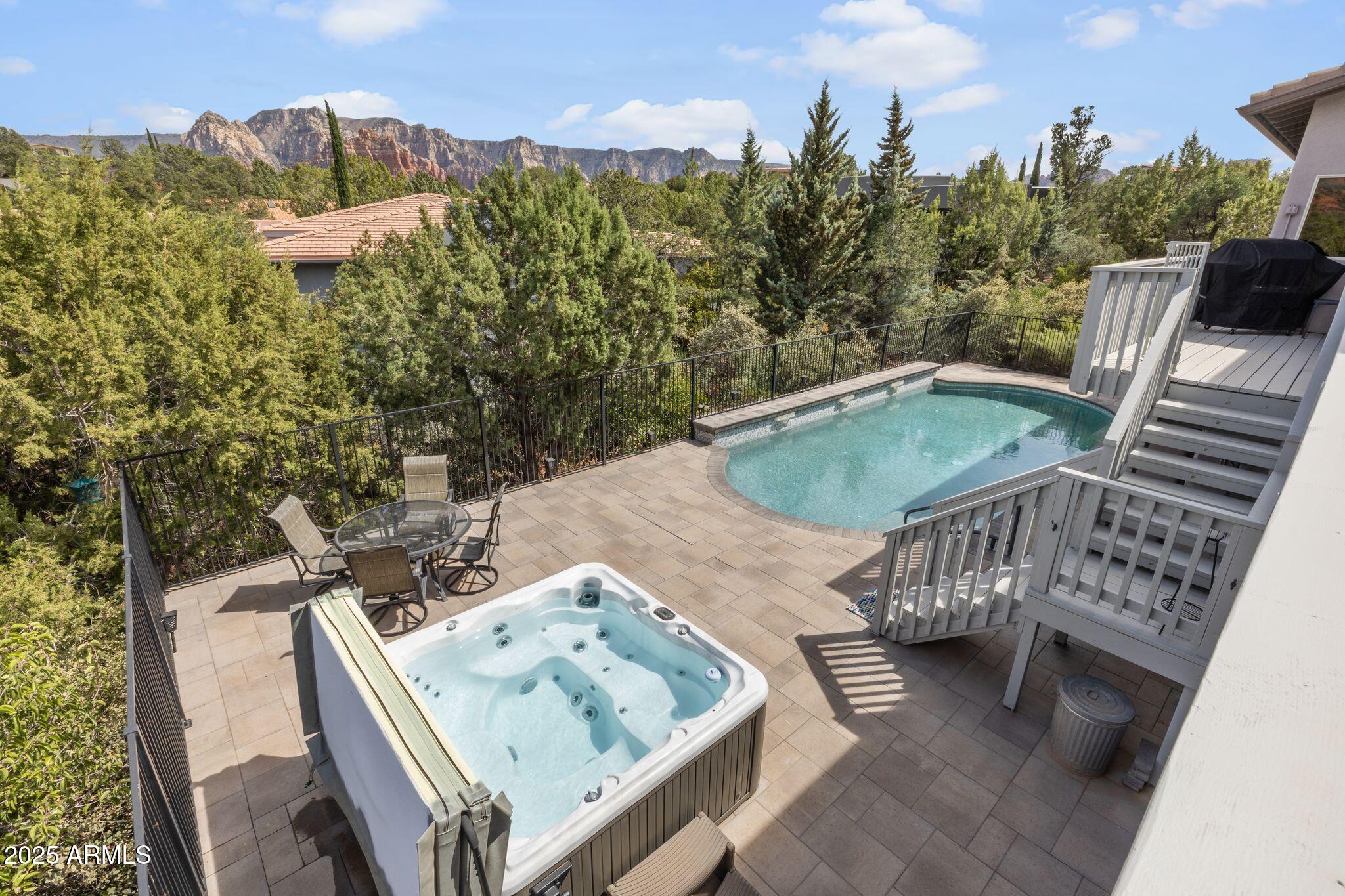 190 Rolling Hills Road Sedona, AZ 86336 - Photo 20 of 23 Heated Pool and Spa