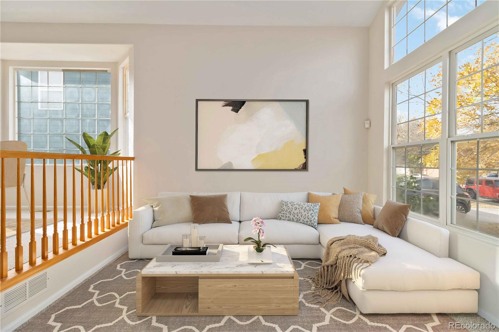 5124 Enid Way Denver, CO 80239 - Photo 7 of 47 a living room with furniture and a window with outer view