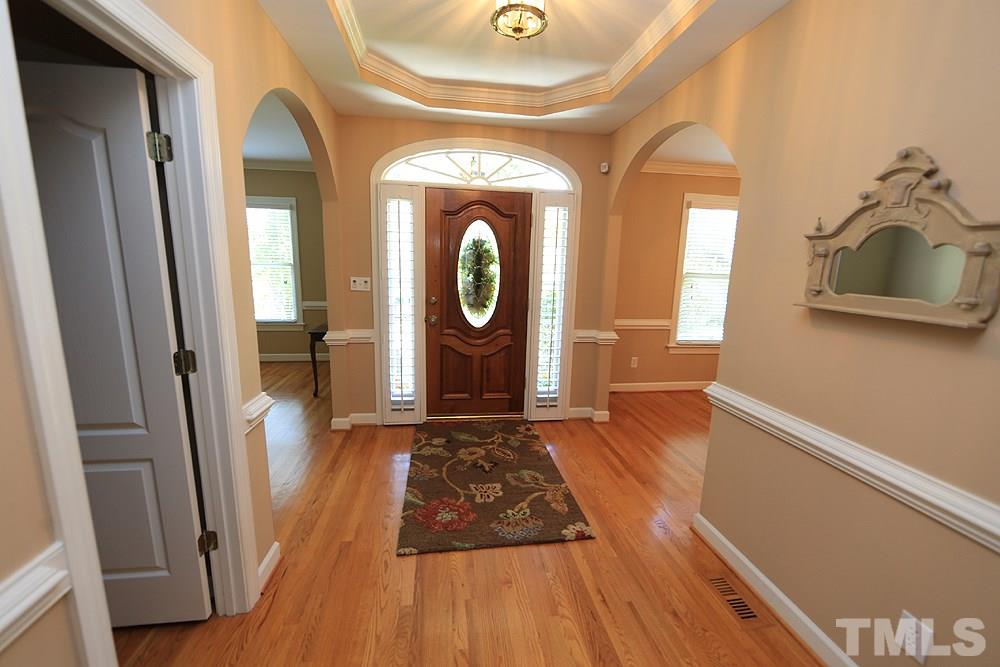 5800 Valley Mist Court Raleigh, NC 27613 - Photo 6 of 30 Trey ceiling, crown molding and chair rail