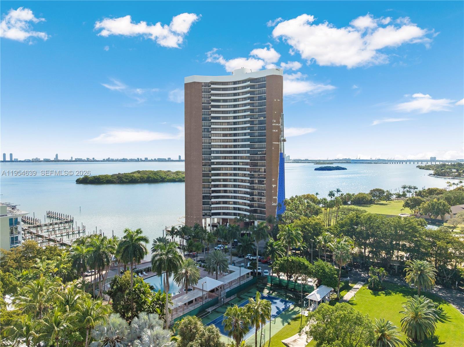 720 Northeast 69th Street, Unit 4S Miami, FL 33138 - Photo 42 of 46 a view of a lake with a city