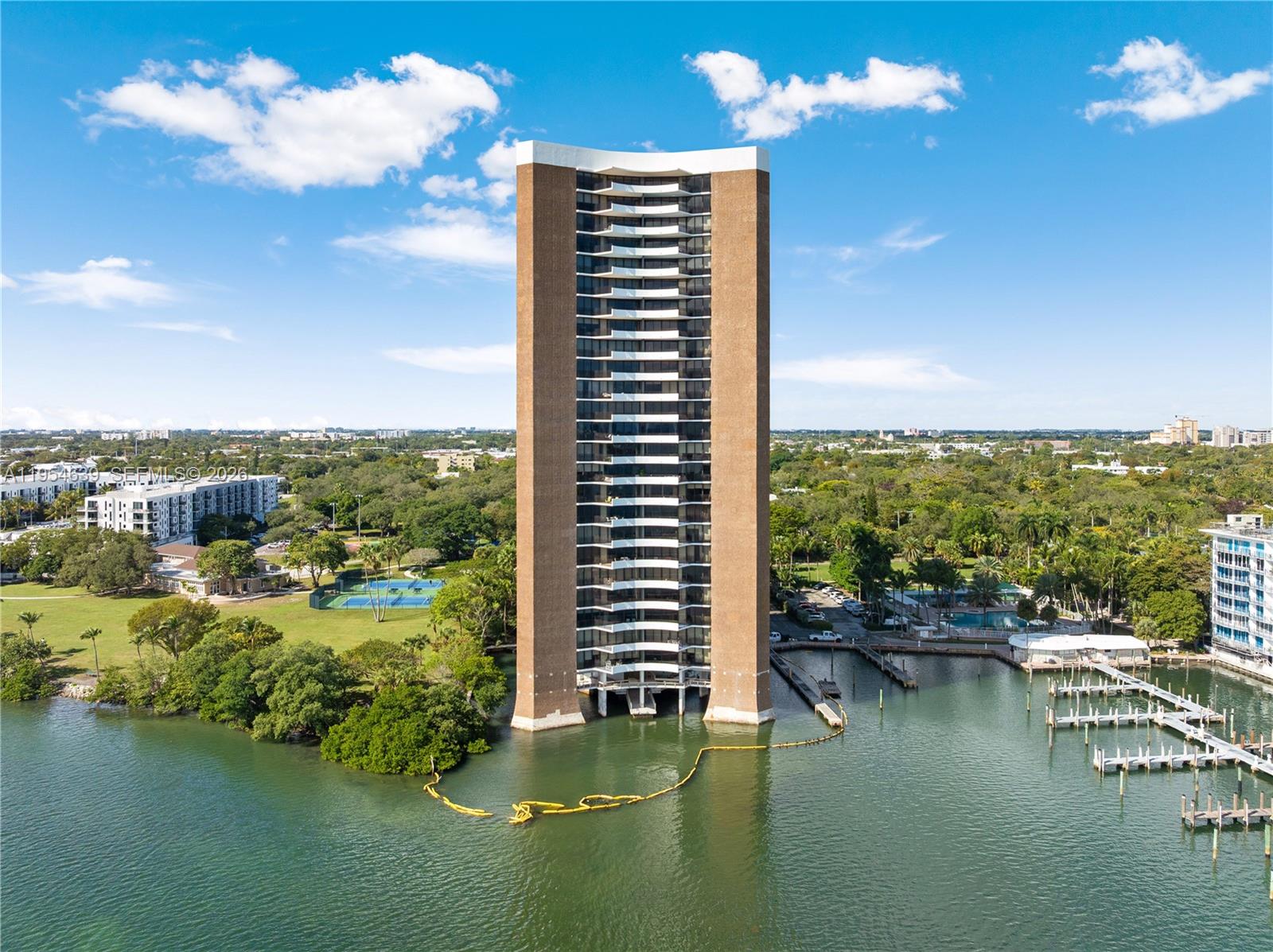 720 Northeast 69th Street, Unit 4S Miami, FL 33138 - Photo 46 of 46 a view of a lake with a city