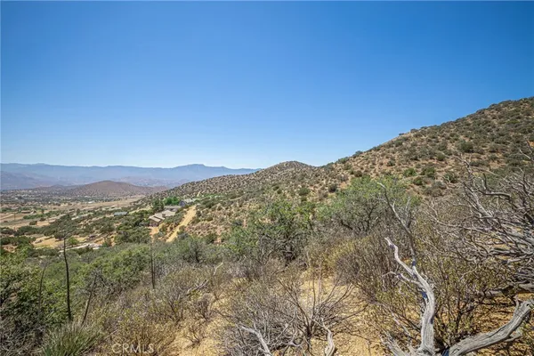 a view of a large mountain