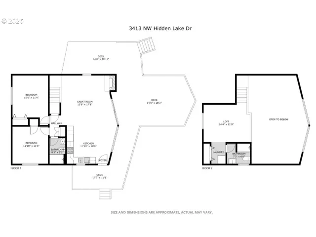 $650,000 | 3413 Northwest Hidden Lake Drive, Waldport, OR 97394