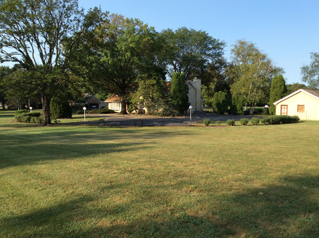 8S220 College Road Naperville, IL 60540 - Photo 7 of 20 a view of a swimming pool and trees in the background