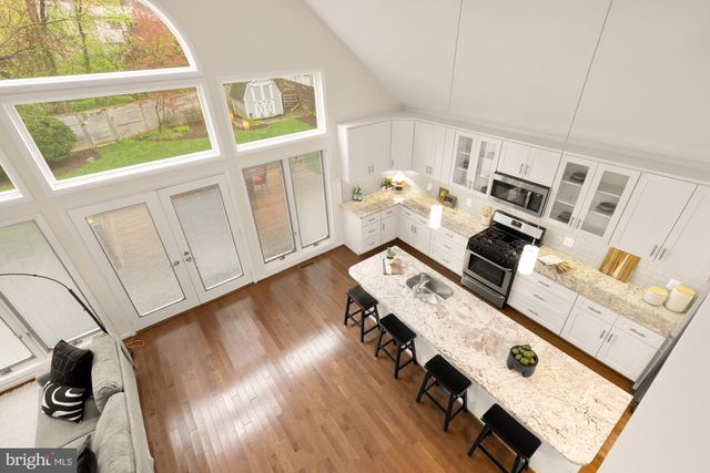 a workspace with furniture and closet