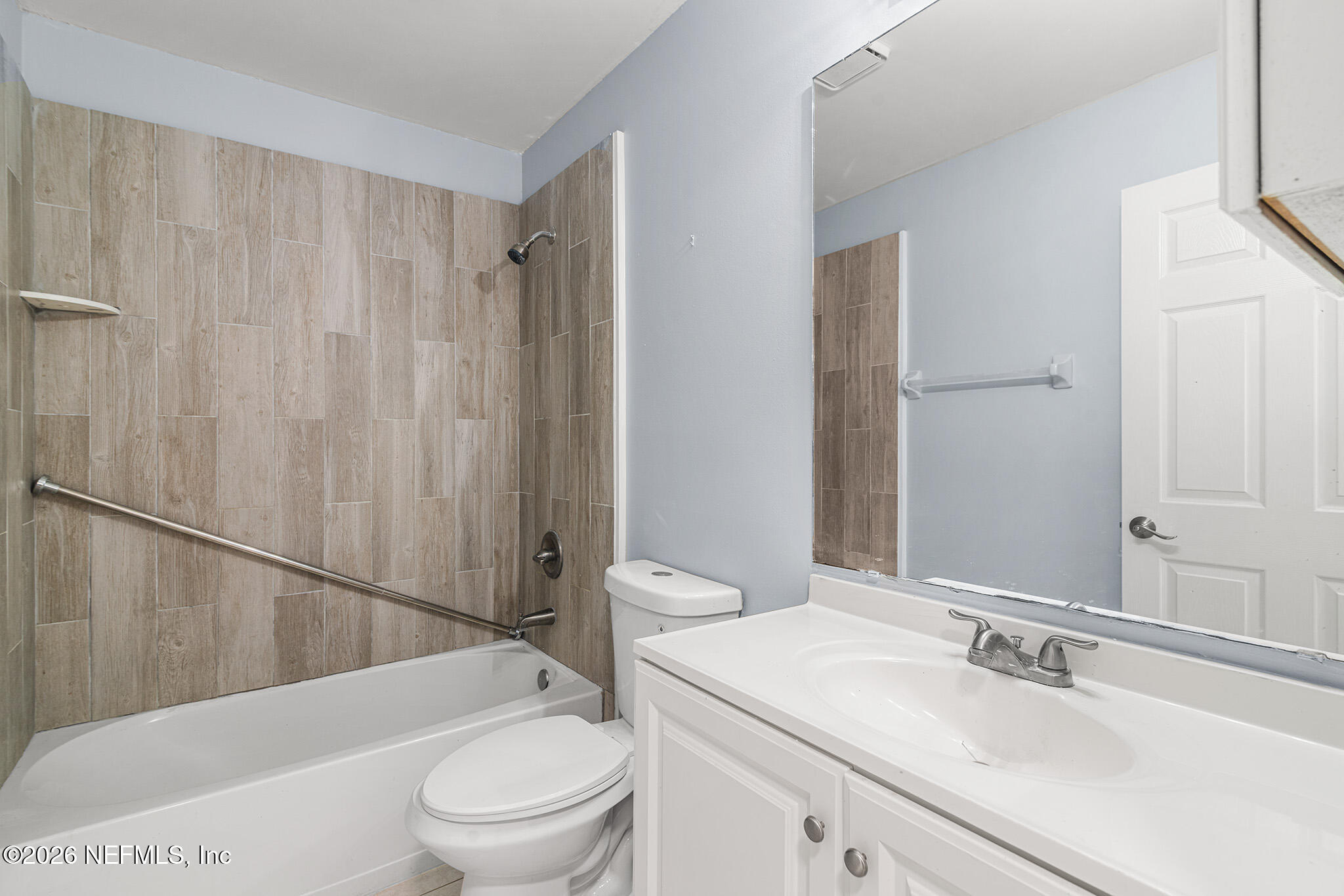 2020 Merced Court Jacksonville, FL 32224 - Photo 23 of 29 a bathroom with a sink a toilet and shower