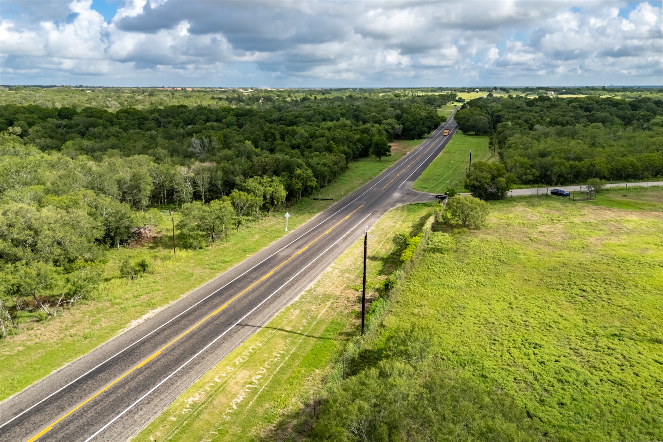 5485 County Road 249 Luling, TX 78648 - Photo 13 of 23 Bird's eye view of a heavily wooded area