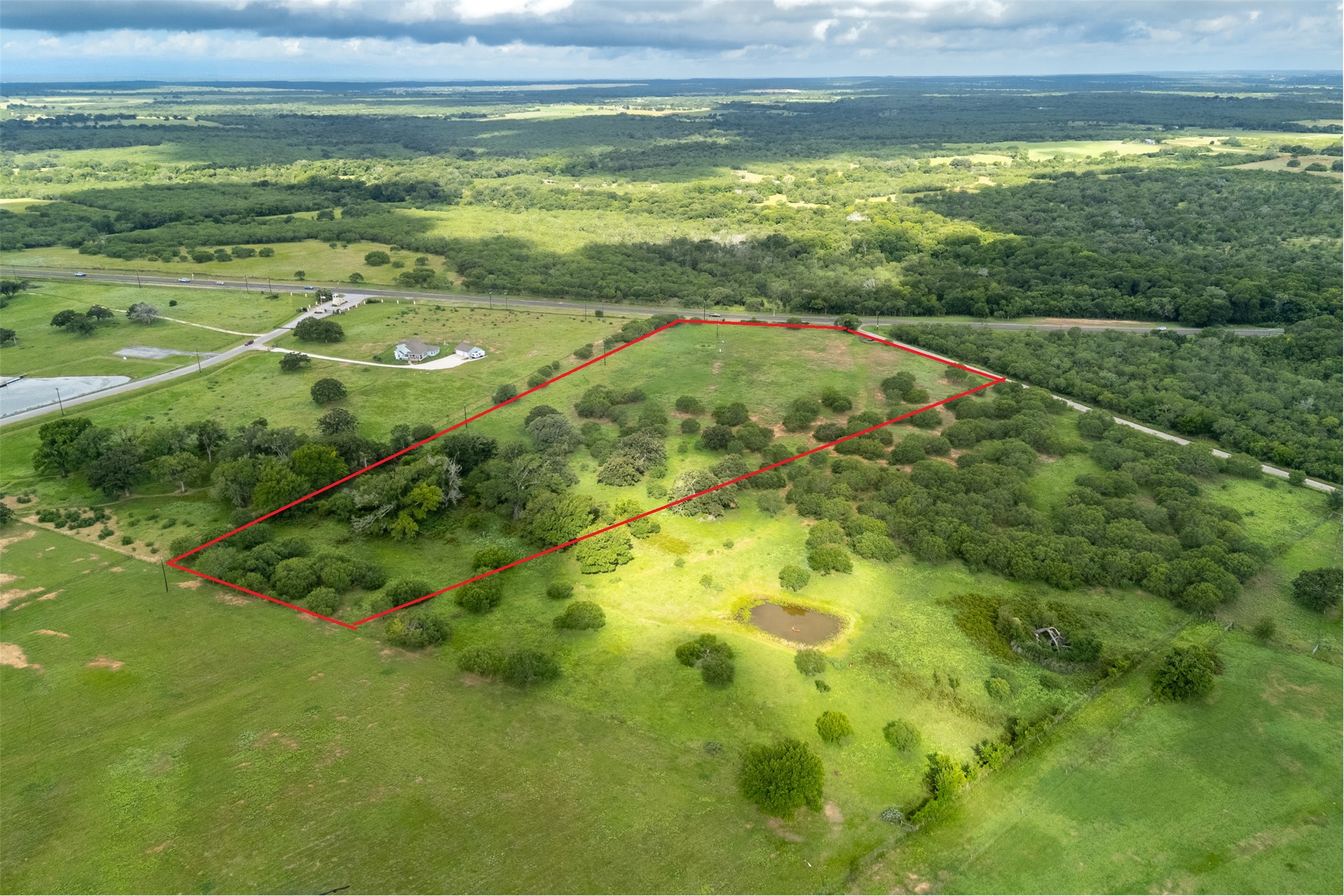 5485 County Road 249 Luling, TX 78648 - Photo 21 of 23 View of rural area featuring property parcel outlined approx