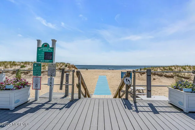 a view of ocean from a balcony