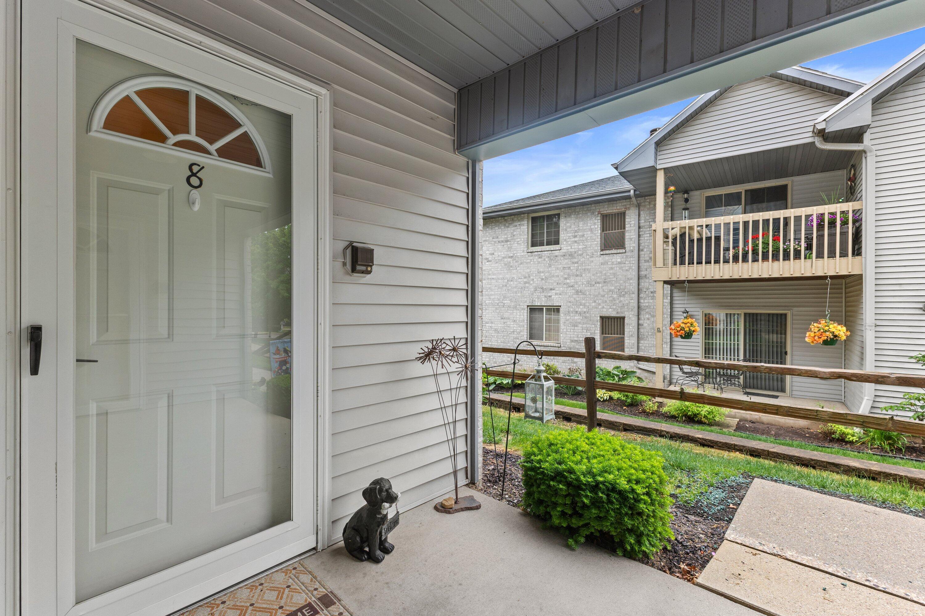 9342 West Loomis Road, Unit 8 Franklin, WI 53132 - Photo 28 of 29 private front door entry to unit