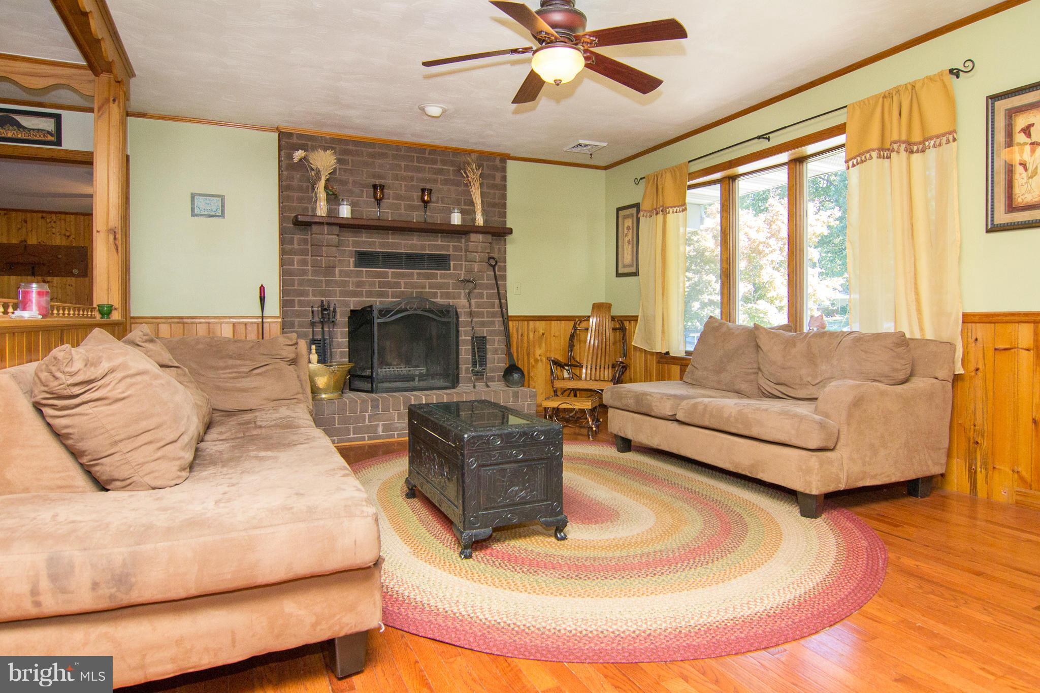 1918 Tyrone Road Westminster, MD 21158 - Photo 15 of 30 Living Room with Wood Burning Fireplace
